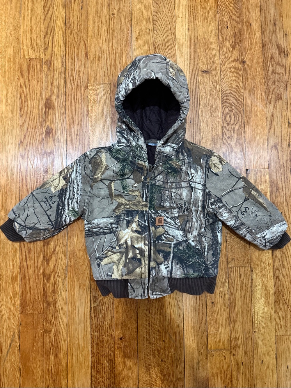 Toddlers Carhartt real tree jacket